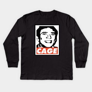 Nicolas Cage Kids Long Sleeve T-Shirt